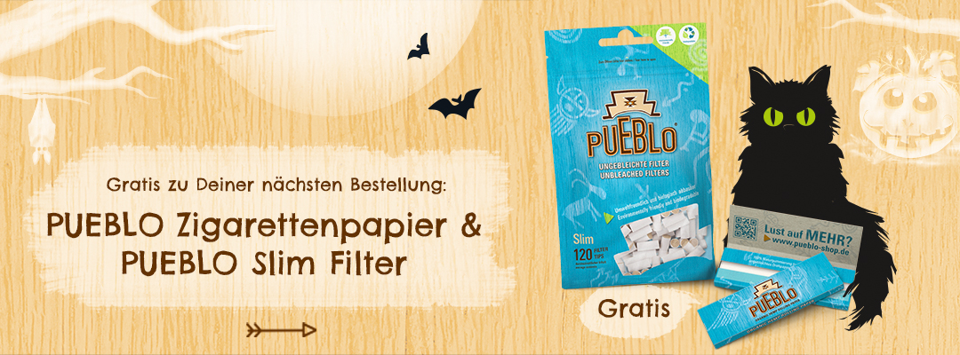 Zigarettenpapier und Slim Filter gratis