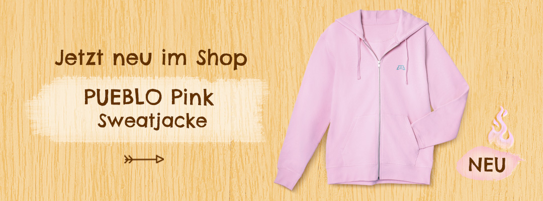 PUEBLO Pink Sweatjacke